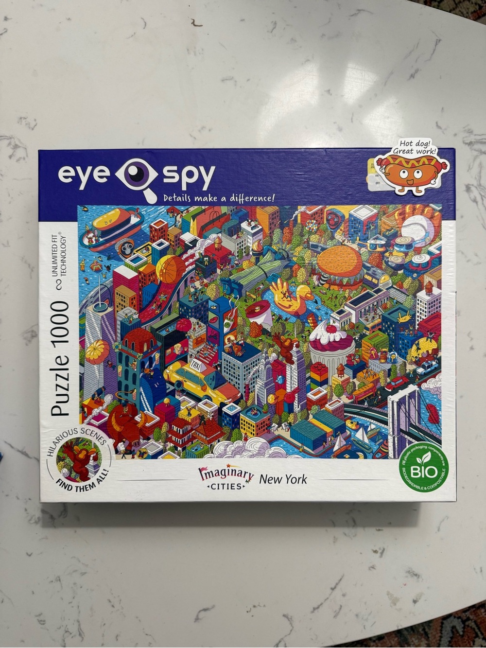 Eye Spy 1000-Piece Kids Puzzle - Colorful Multi